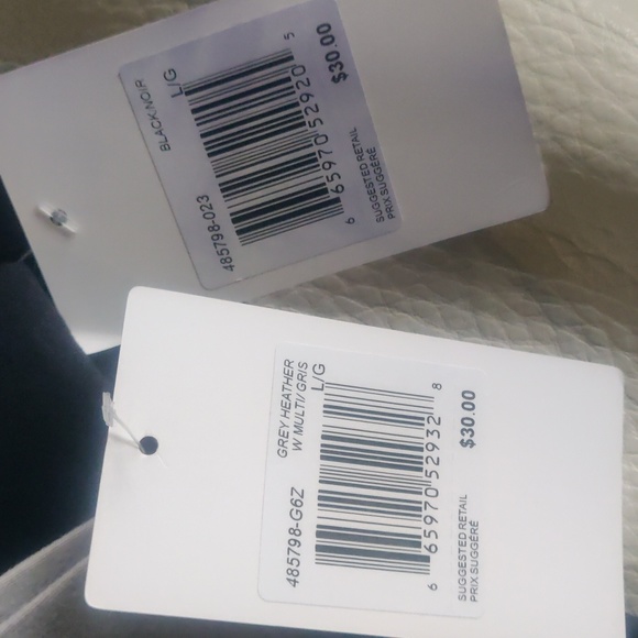 Hurley Girls Leggings Black + Grey size L - Picture 3 of 5